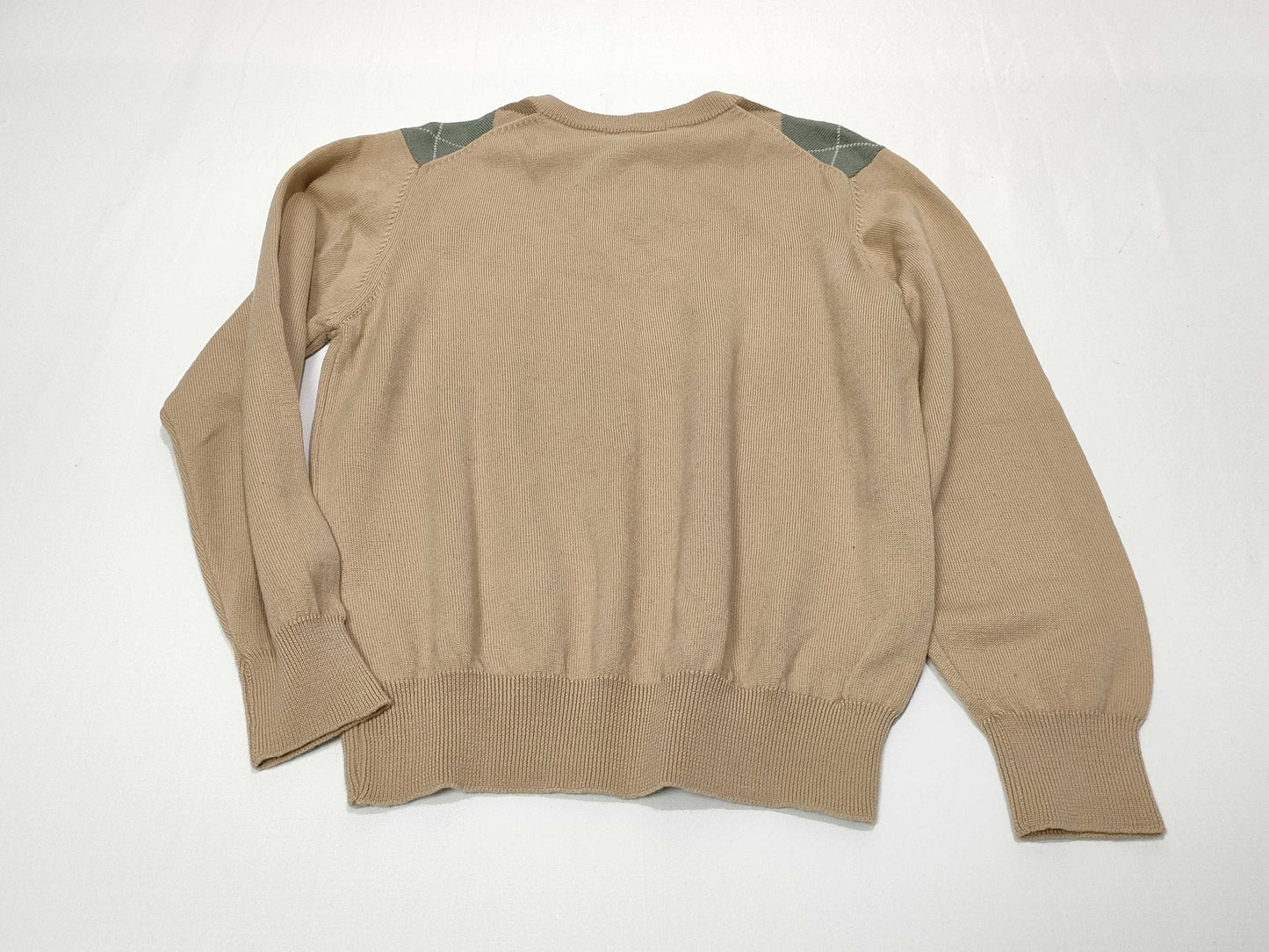 BURBERRY Argyle Knit Cardigan Cardigan