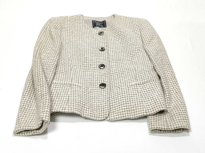 BURBERRY Houndstooth Jacket Wool Jacket