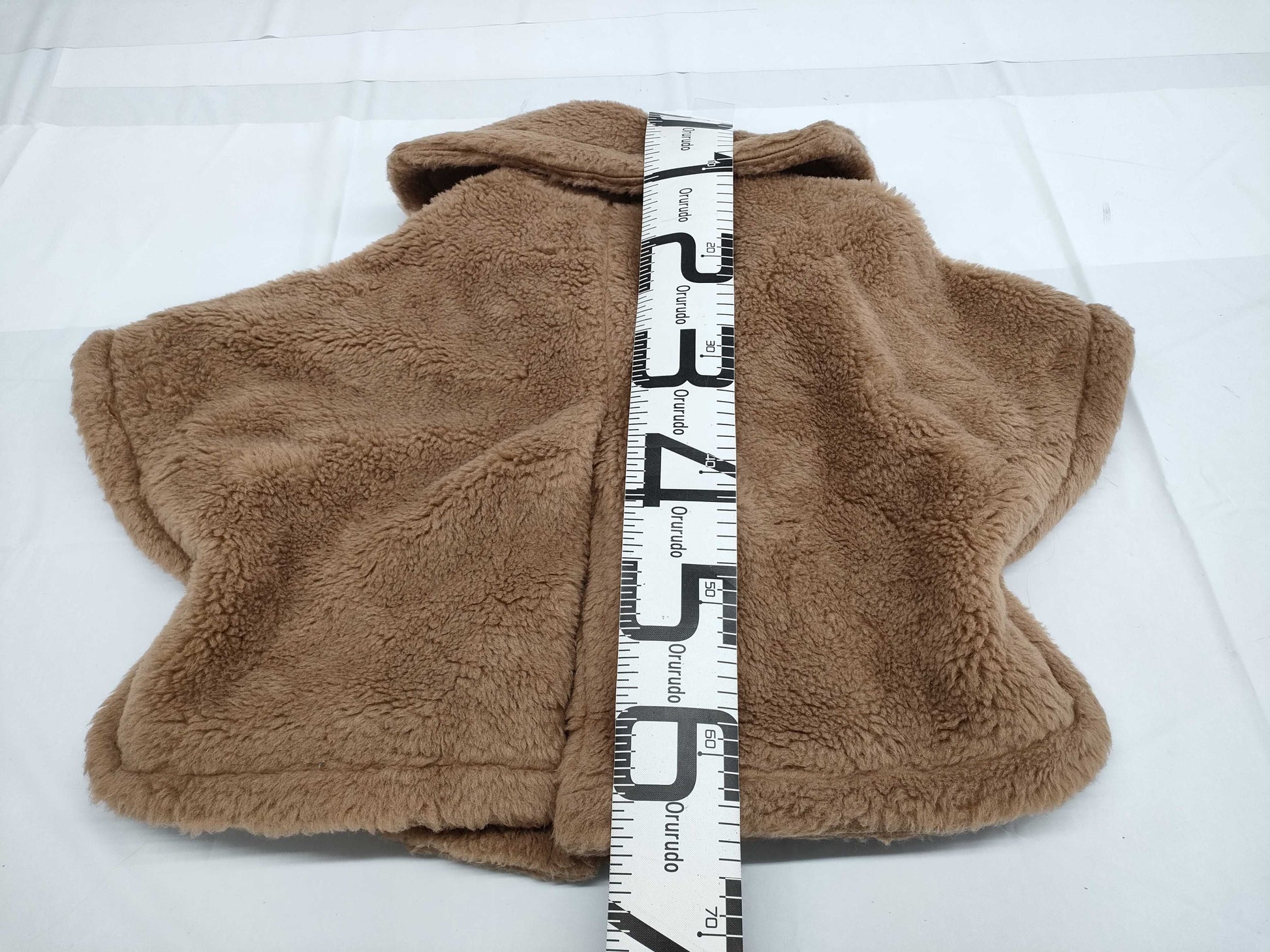 MaxMara Unused MaxMara Teddy Bear Coat Cape Poncho with Hanger & Garment Case Poncho