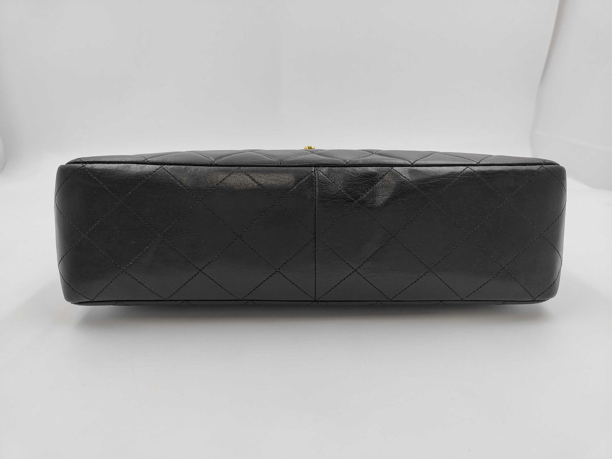 CHANEL Lambskin Decama Trasse Shoulder Bag