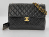 CHANEL Lambskin Decama Trasse Shoulder Bag