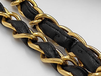 CHANEL Lambskin Decama Trasse Shoulder Bag