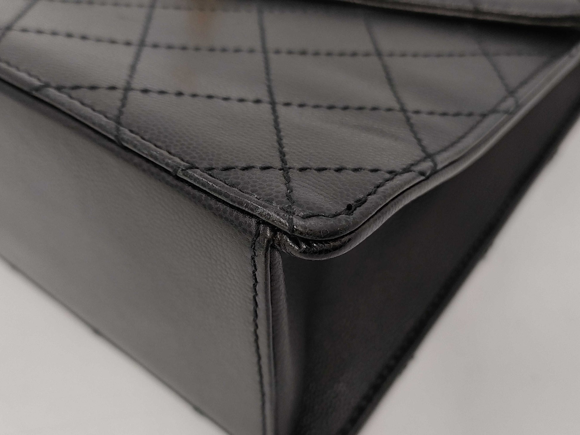 CHANEL Caviar Skin Handbag