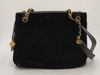 CHANEL Coco Mark Velor Chain Shoulder Bag Shoulder Bag