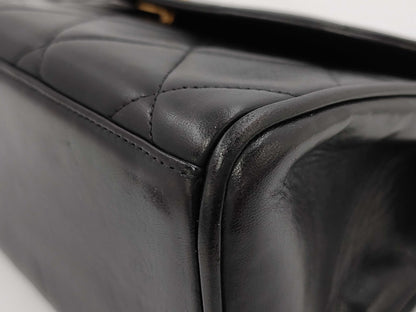 CHANEL Lambskin Chain Handbag with Seal 3rd Shoulder Bag