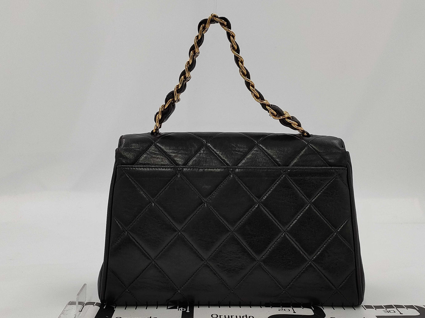 CHANEL Lambskin Chain Handbag with Seal 3rd Shoulder Bag