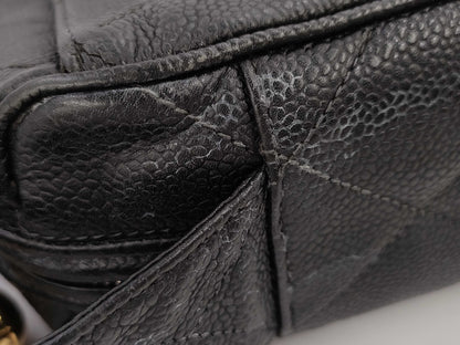 CHANEL Caviar Skin Shoulder Bag with Seal 3rd Generation Shoulder Bag