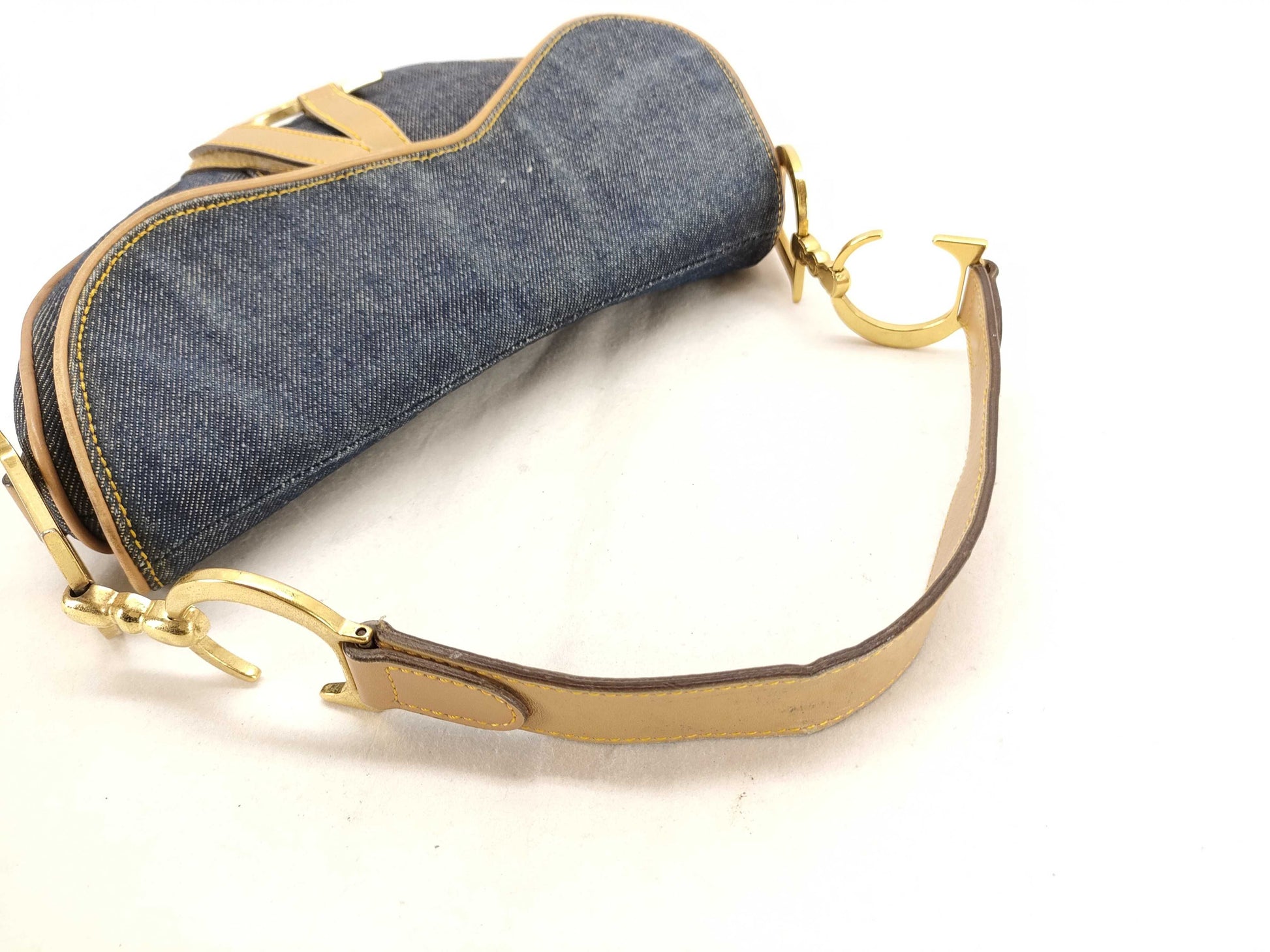 Dior Saddle Denim Shoulder Bag & Handbag