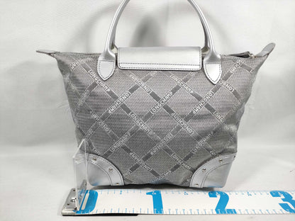 LONG CHAMP Le Priage Top Handle Bag Grey Handbag