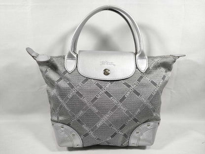 LONG CHAMP Le Priage Top Handle Bag Grey Handbag