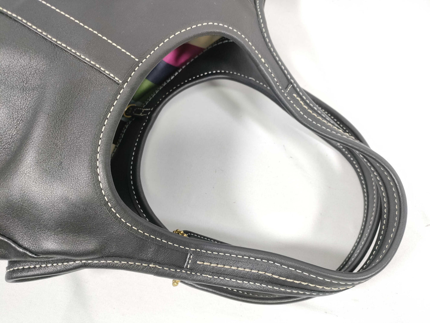 COACH Leather One Shoulder Bag Black Handbag