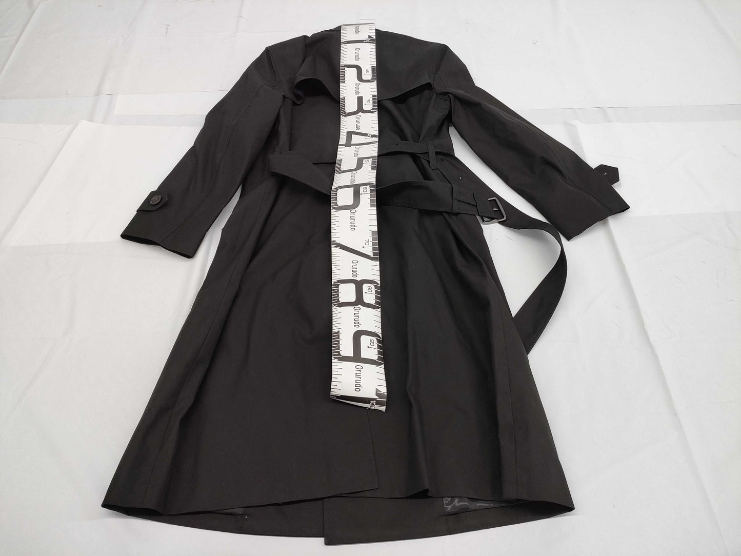 COACH Trench Coat CAC00 Black #S Coat