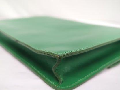 CELINE Circle Fittings Green Shoulder Bag