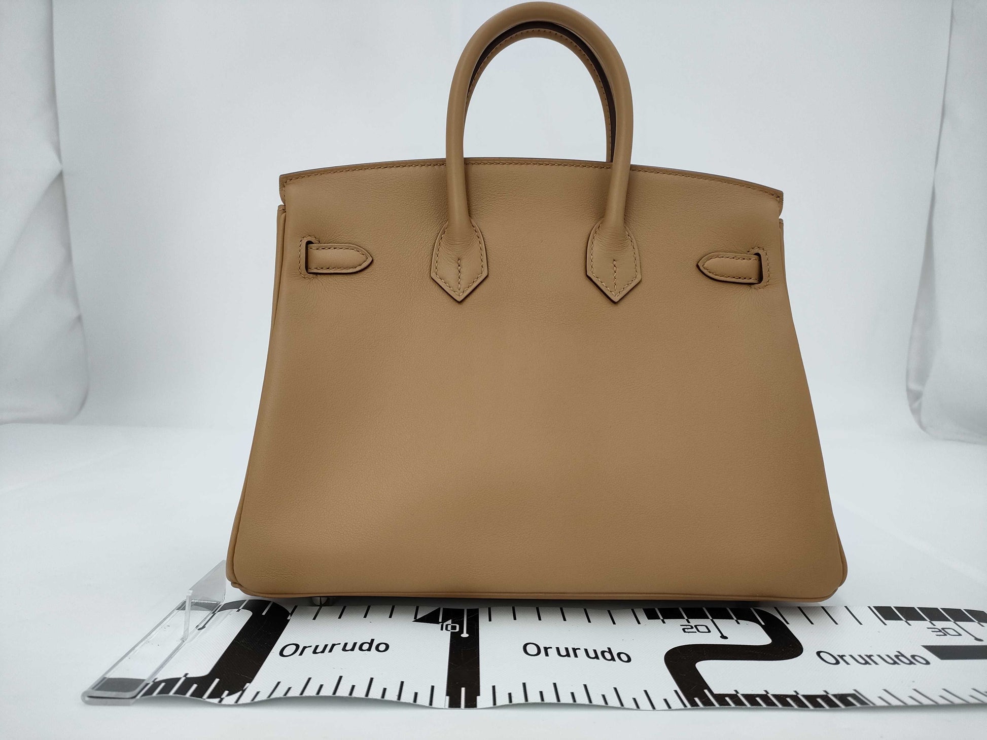 HERMES Birkin 25 Silver Fittings B-Engraved Bag