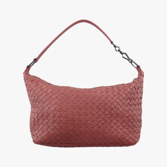 BOTTEGA VENETA Intrecciato Red Lambskin B01155270G Shoulder Bag