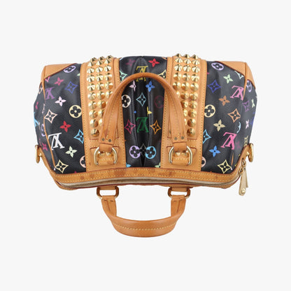 LOUIS VUITTON Courtney MM Noir Monogram Multicolor M45642 TR2130 Shoulder Bag