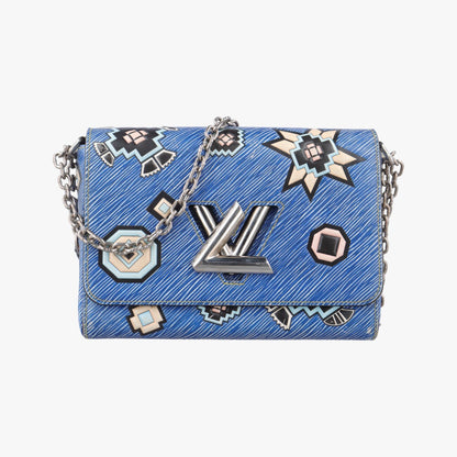 LOUIS VUITTON Twisted MM Blue x Multicolor Epi M54865 FL3185 Shoulder Bag
