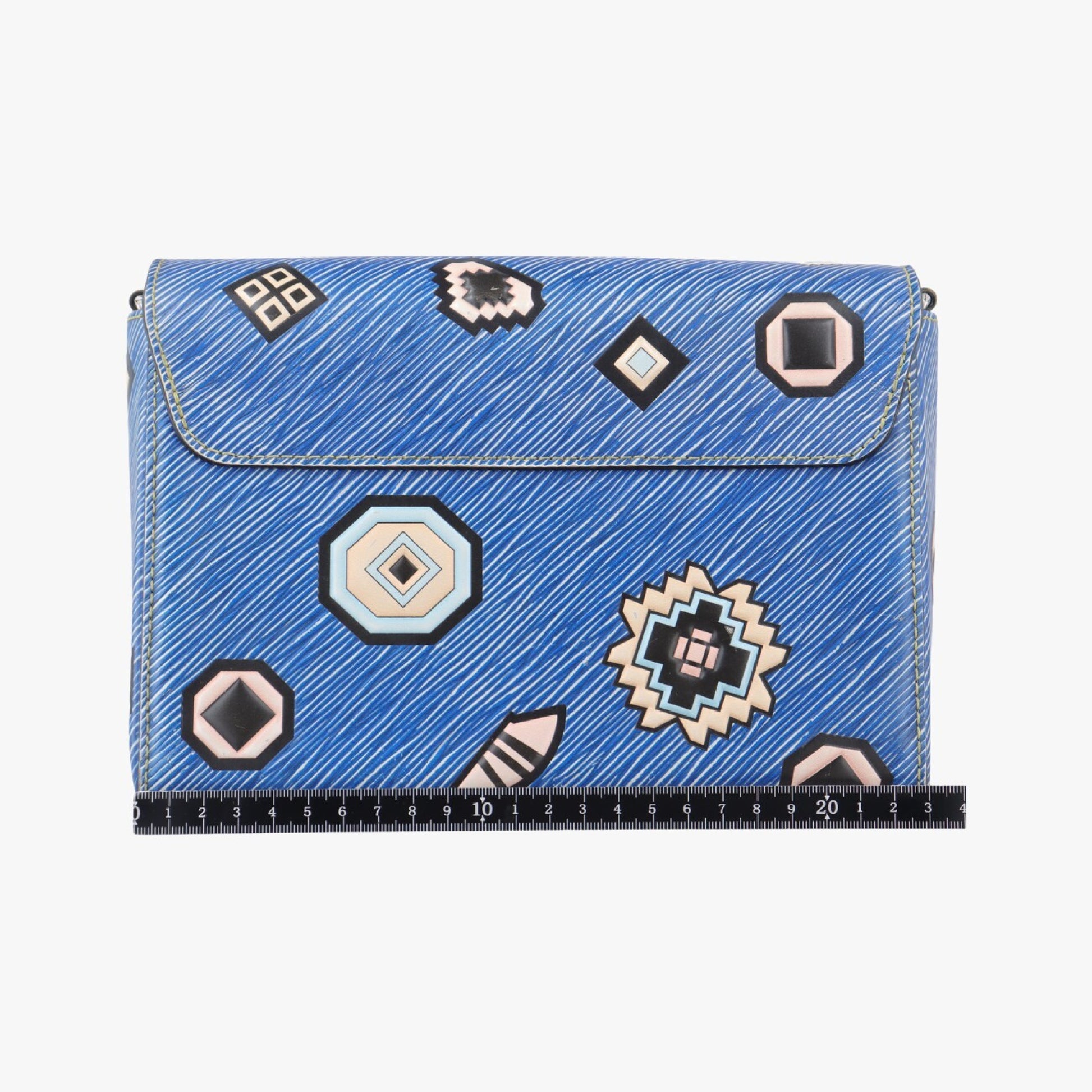 LOUIS VUITTON Twisted MM Blue x Multicolor Epi M54865 FL3185 Shoulder Bag