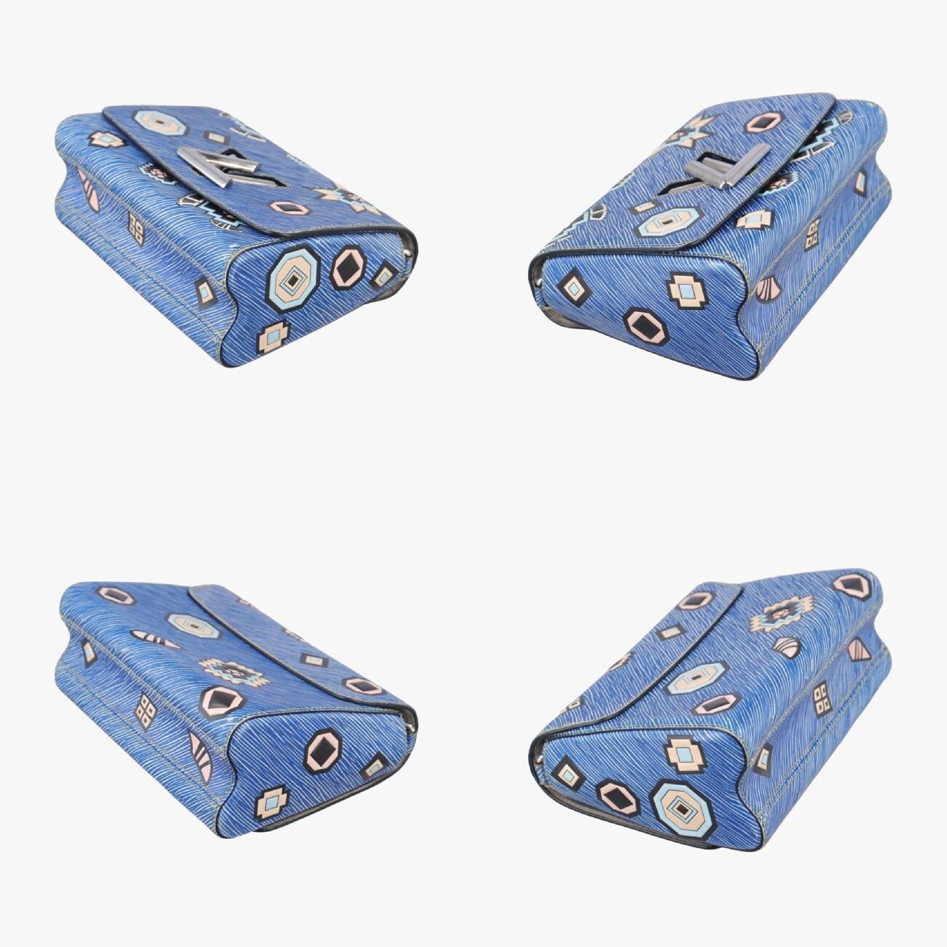 LOUIS VUITTON Twisted MM Blue x Multicolor Epi M54865 FL3185 Shoulder Bag