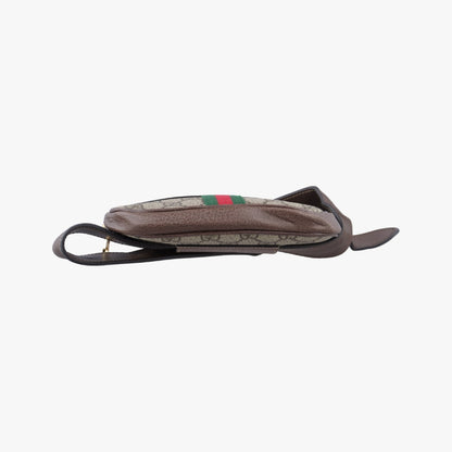 GUCCI Ophidia Brown x Multicolor PVC Coated Canvas x Leather 519308 Shoulder Bag