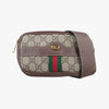 GUCCI Ophidia Brown x Multicolor PVC Coated Canvas x Leather 519308 Shoulder Bag