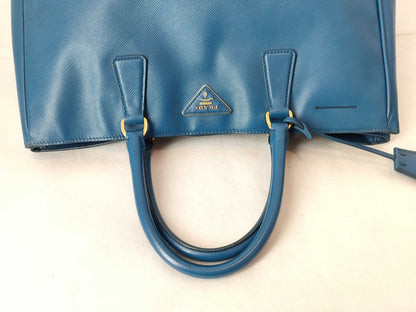PRADA PRADA Saffiano Bag Blue Women's Handbag