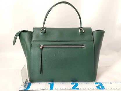 CELINE CELINE Belt Bag Mini Leather Purse Green Handbag