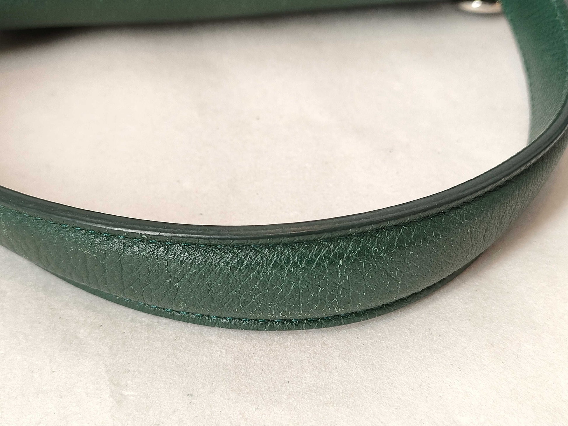 CELINE CELINE Belt Bag Mini Leather Purse Green Handbag