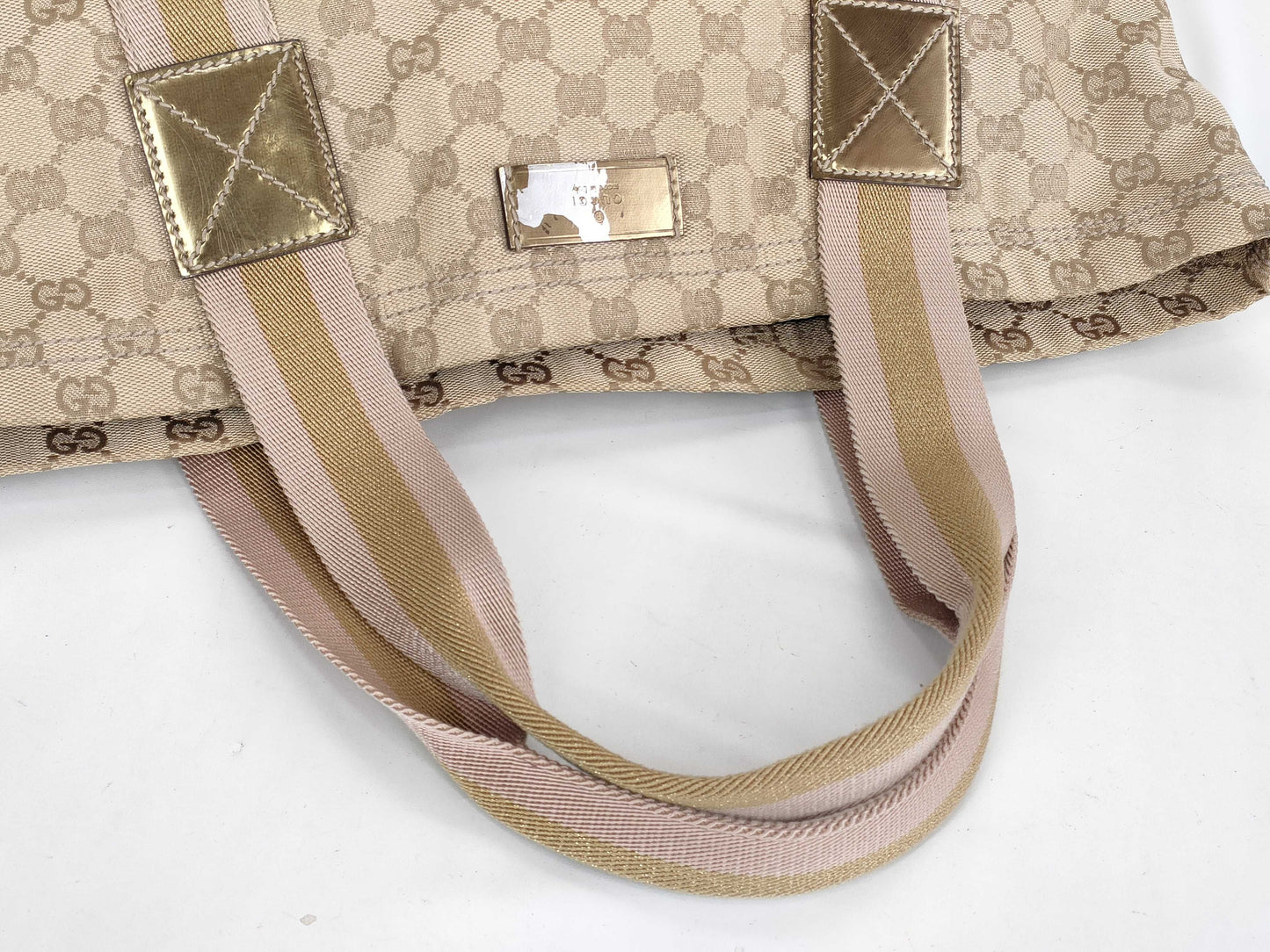 GUCCI GG Canvas GUCCI GG Pattern Canvas Tote Bag Tote Bag