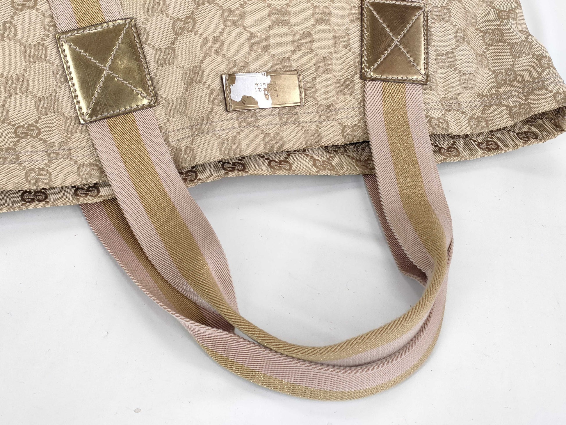 GUCCI GG Canvas GUCCI GG Pattern Canvas Tote Bag Tote Bag