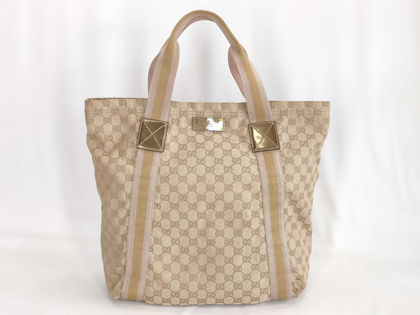 GUCCI GG Canvas GUCCI GG Pattern Canvas Tote Bag Tote Bag