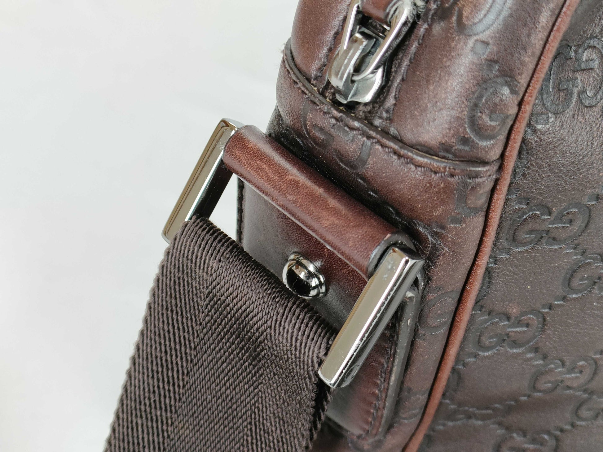 GUCCI Gucci Shima GUCCI GG Imprime Shoulder Bag Brown Shoulder Bag