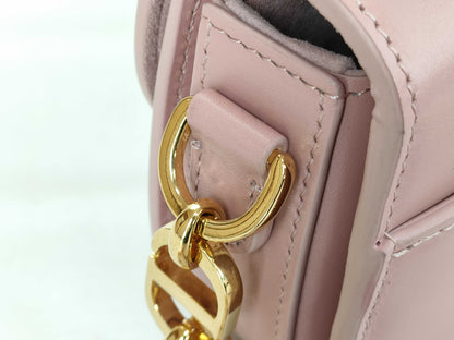 Dior DIOR CD Logo Leather Chain Wallet Pink Shoulder Bag