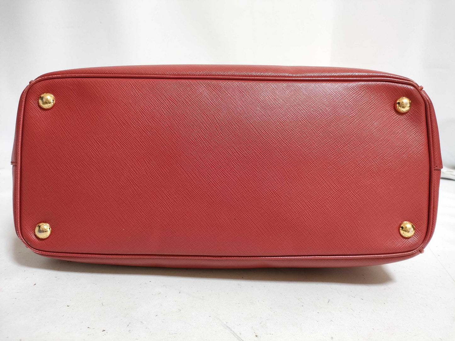 PRADA PRADA Prada Saffiano 2-Way Handbag Red Handbag