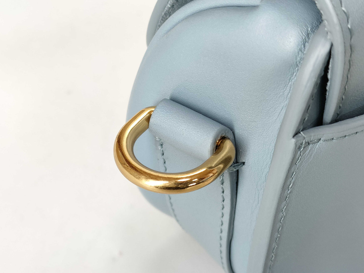 Dior Dior CD Logo Flap Shoulder Bag Light Blue Shoulder Bag