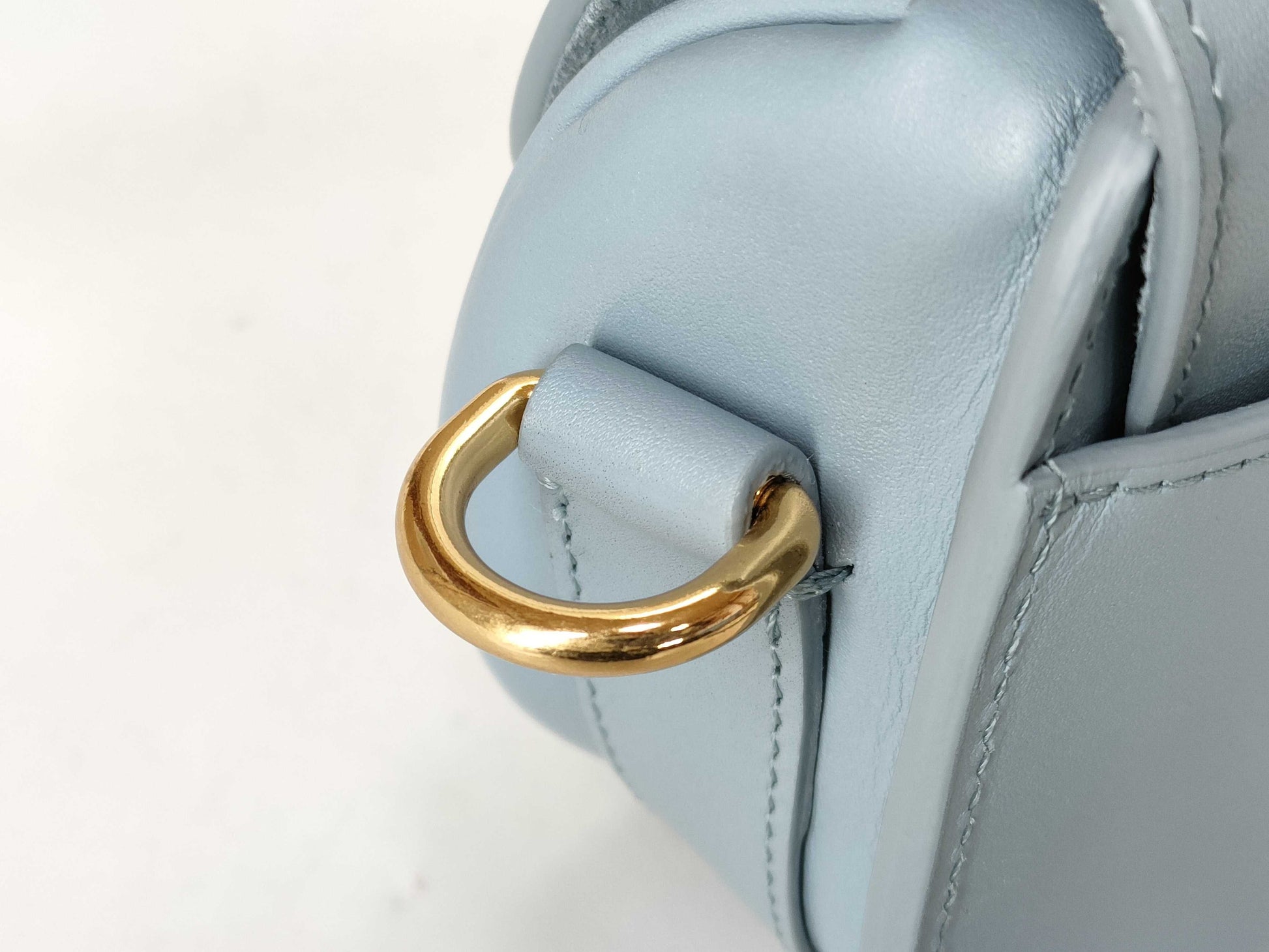 Dior Dior CD Logo Flap Shoulder Bag Light Blue Shoulder Bag