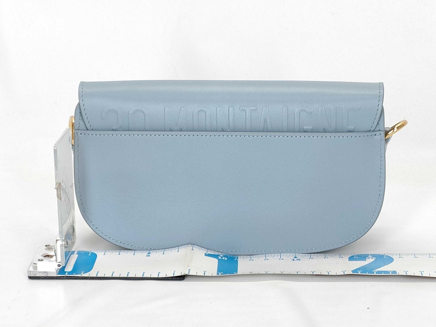 Dior Dior CD Logo Flap Shoulder Bag Light Blue Shoulder Bag