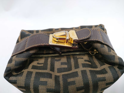FENDI Zucca Pattern Fendi Zucca Vanity Pouch Mini Vanity Vanity Bag