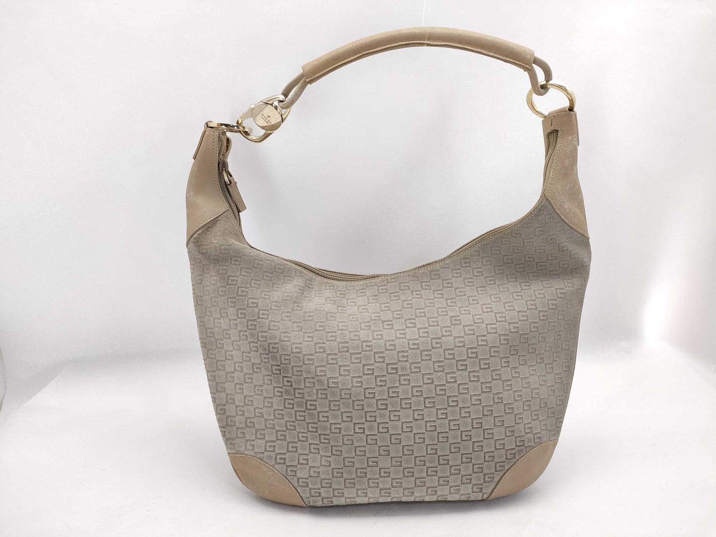 GUCCI Gucci GG Suede One Shoulder Bag Shoulder Bag