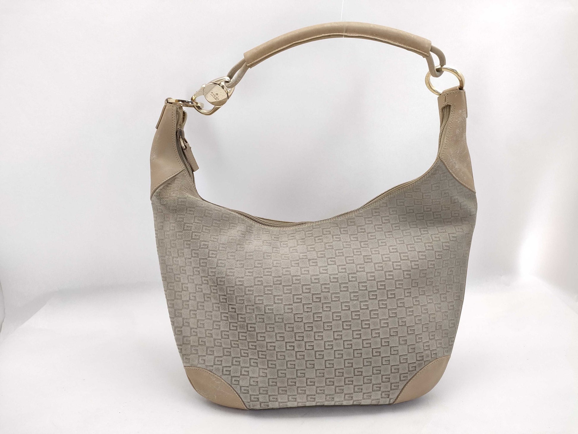 GUCCI Gucci GG Suede One Shoulder Bag Shoulder Bag