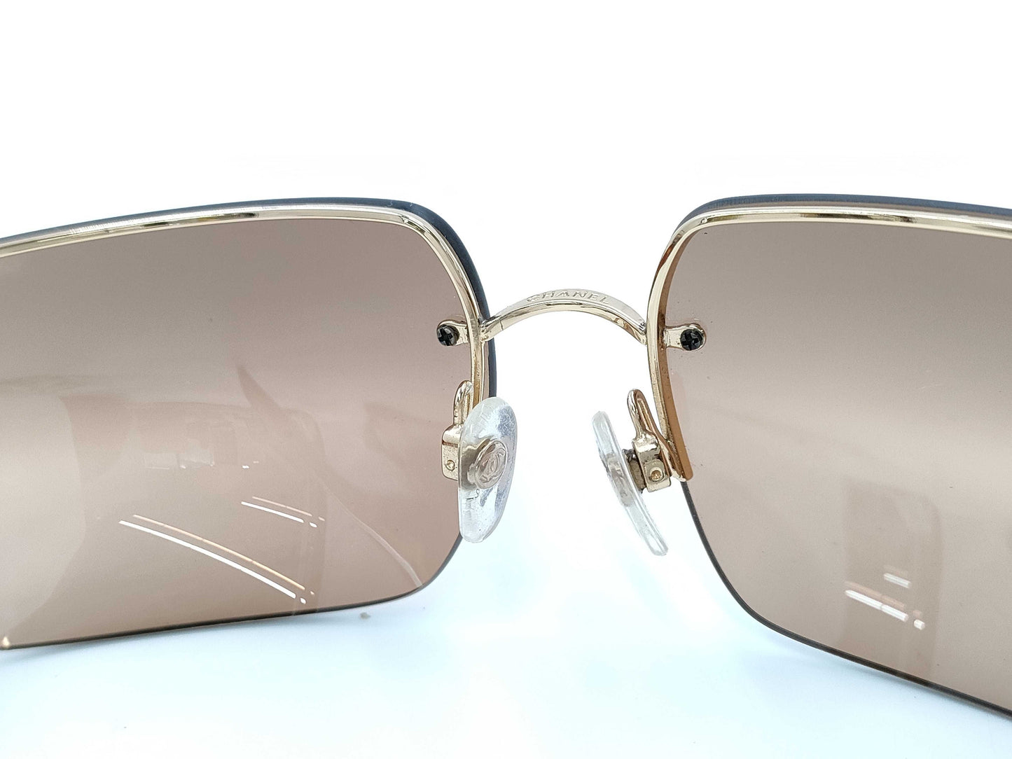 CHANEL Sunglasses Cocomark Rhinestone Sunglasses Glasses