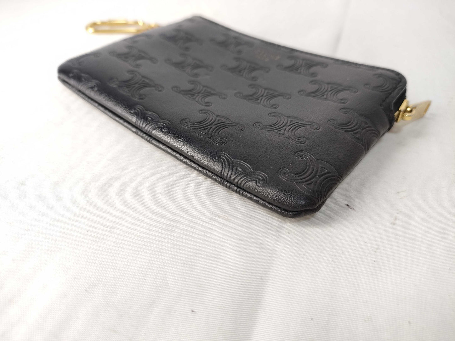 CELINE Triomphe with Keyring Coin Case Coin Case Coin Case