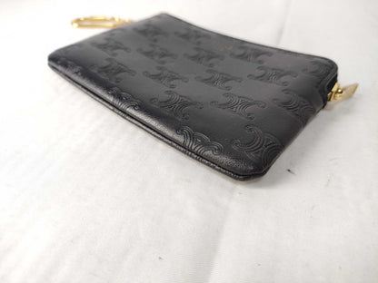 CELINE Triomphe with Keyring Coin Case Coin Case Coin Case