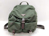 PRADA Nylon Prada Backpack Tesuto/Green Rucksack