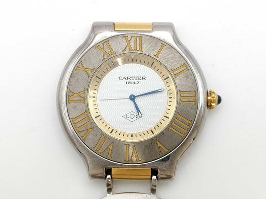 Cartier Mast 21 Travel Clock 66041U03181 Table Clock Pocket Watch