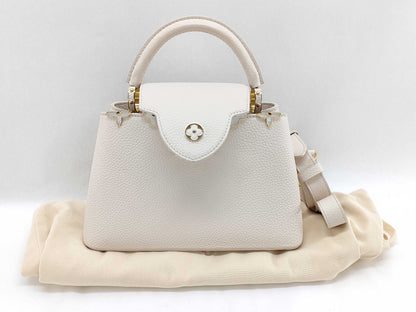 LOUIS VUITTON LV Capucine BB M25405 IC Tag Handbag