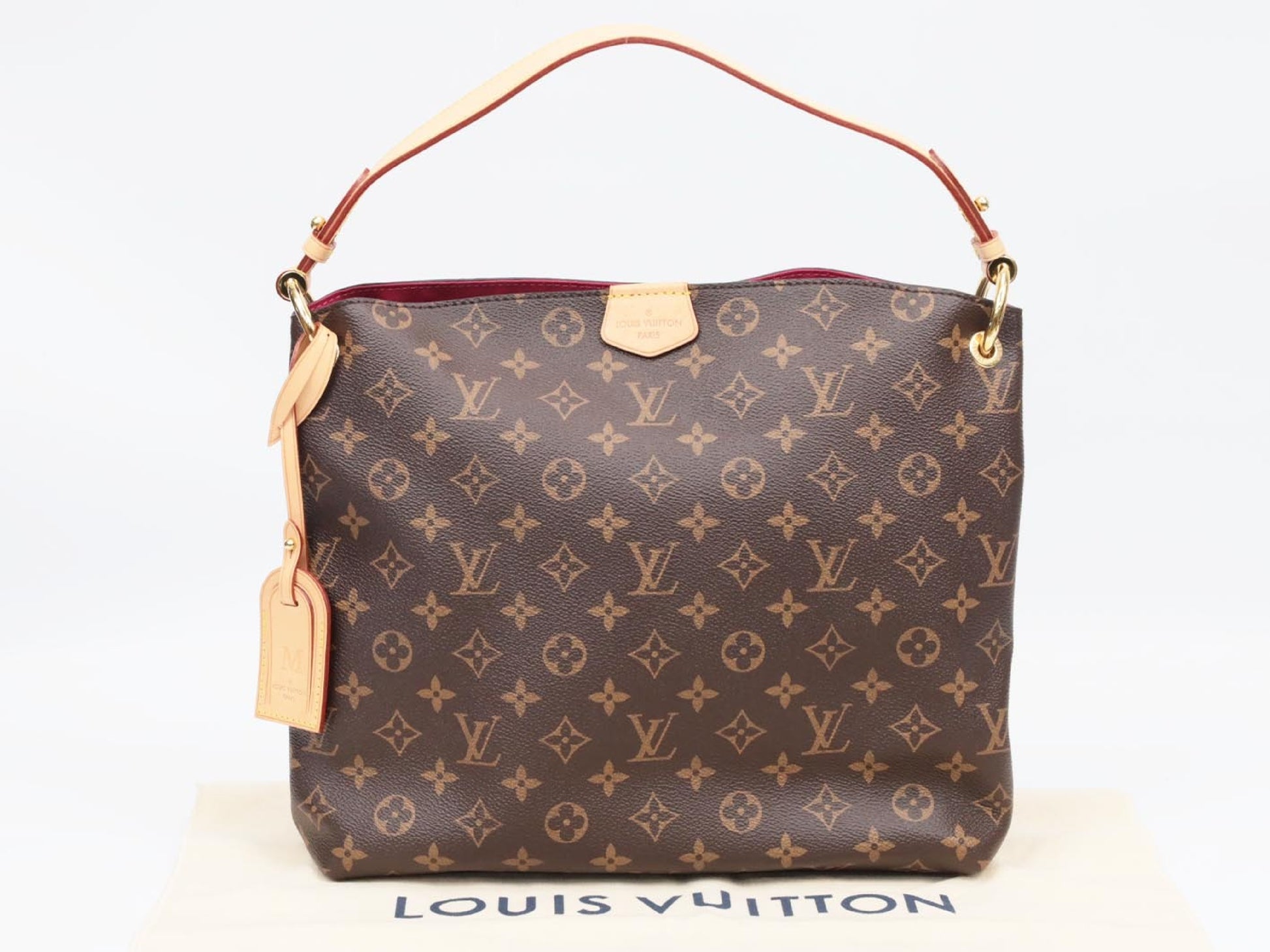 LOUIS VUITTON Monogram Graceful PM M43700 RFID Shoulder Bag