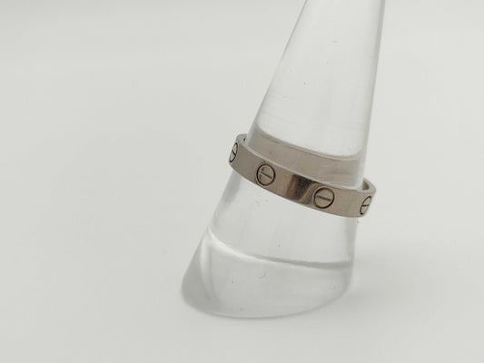 Cartier Mini Love #58 WG Au750 3.8g Ring 