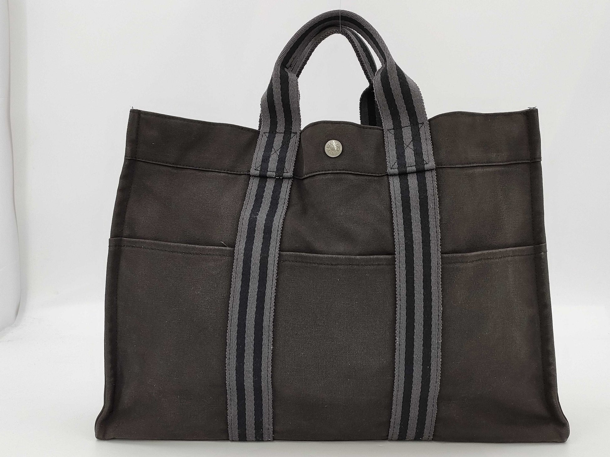 HERMES Canvas Fool-to-MM Tote Tote Tote Bag