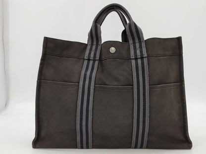 HERMES Canvas Fool-to-MM Tote Tote Tote Bag